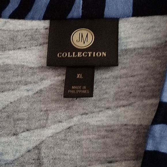 JM Collection Sz XL Rayon/Spandex Animal Print Top. ๐๐ค - Picture 4 of 12